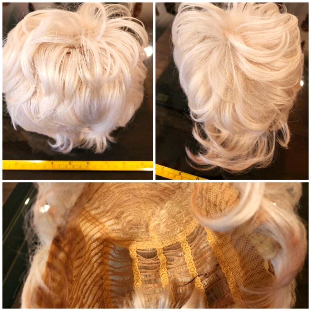 Silver/White, Short Wig/Hairpiece (Costume, LARP, Content Creation)